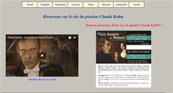 Desktop Screenshot of claudekahn.info